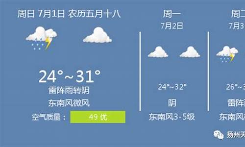 扬州半个月天气预报30天查询结果_扬州半个月天气预报